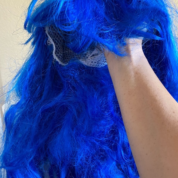 Listing expired Blue synthetic wig - Picture 3 of 3